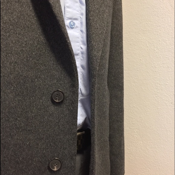 Grey cashmere blend coat by Trugen - Picture 5 of 8
